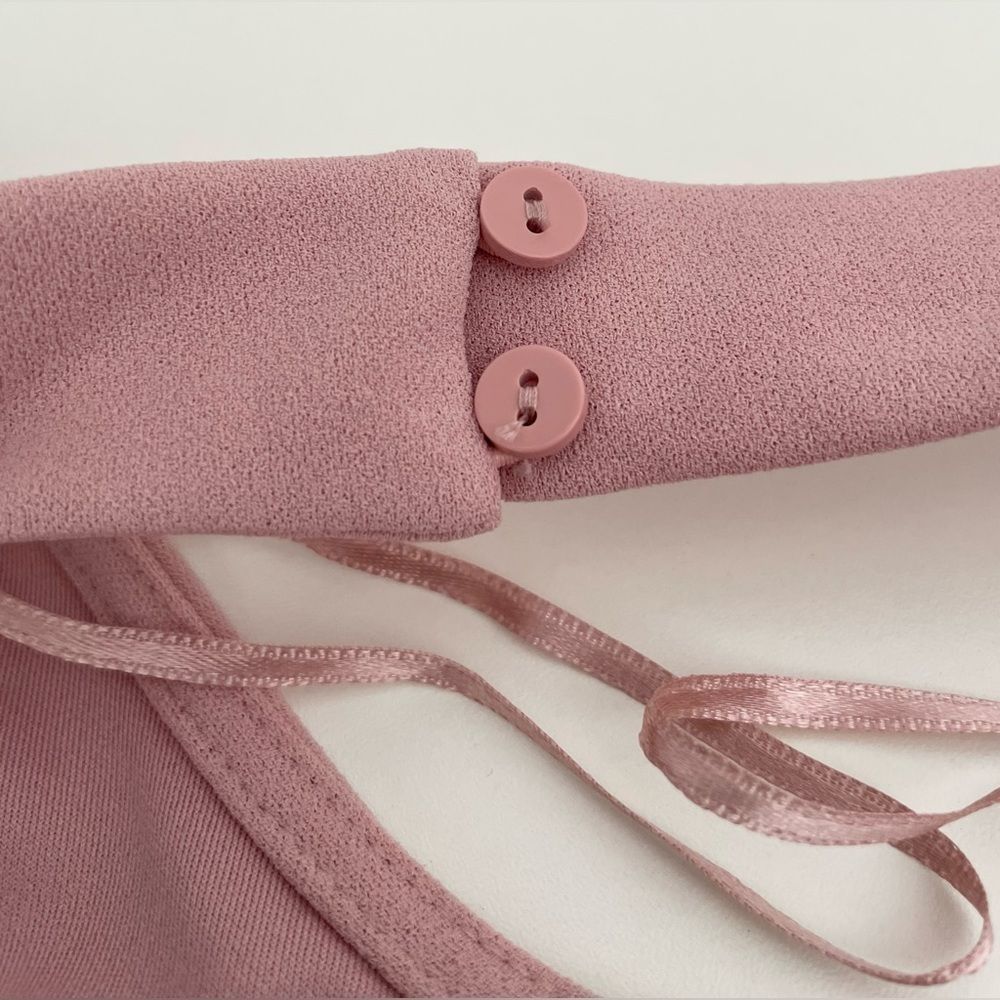 ZARA PALE PINK CROP TOP & SKIRT (sold as a set) LARGE 3067/132/030/18 - Picture 4 of 15